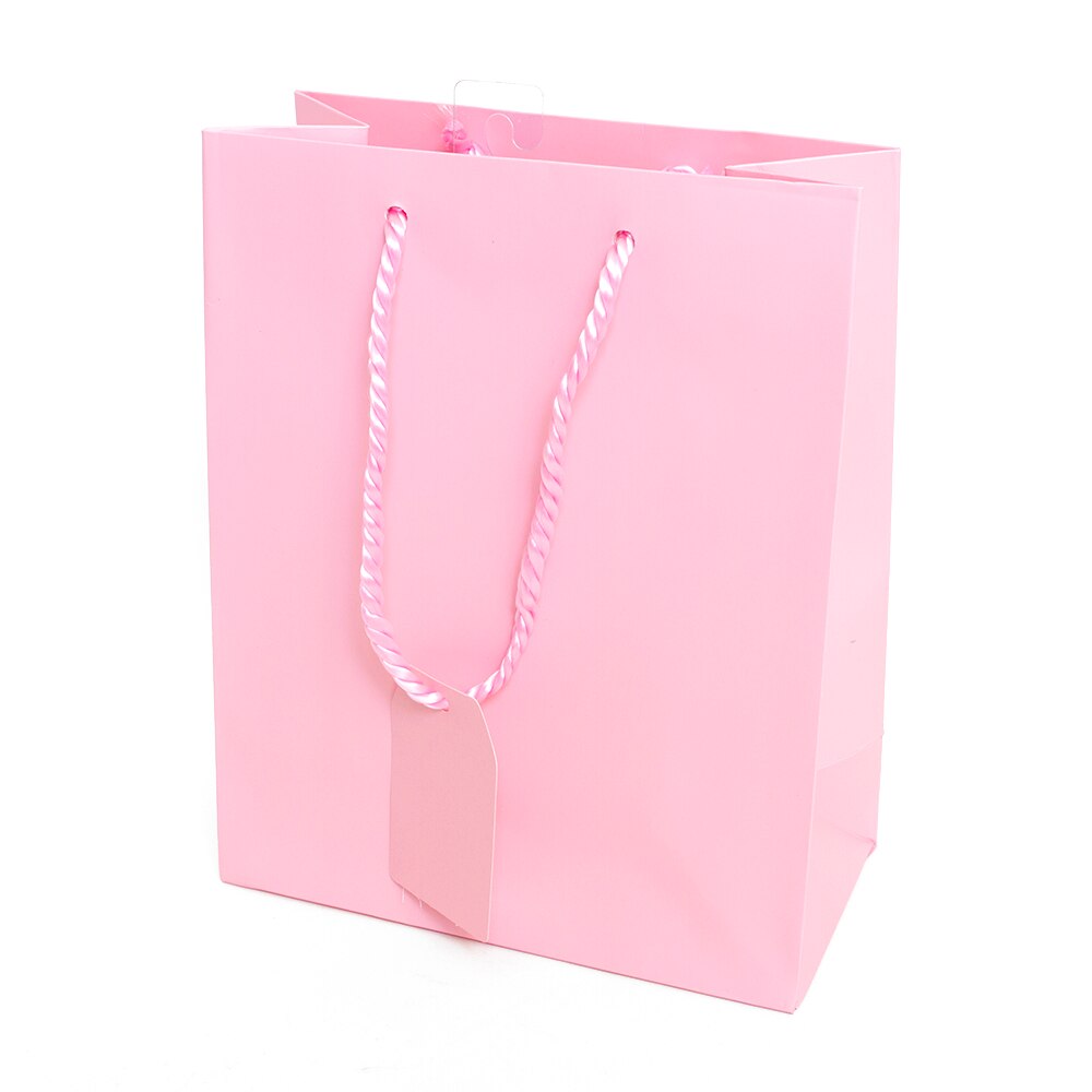 Jillson, Matte, Medium, Tote, Gift Bag, Pink